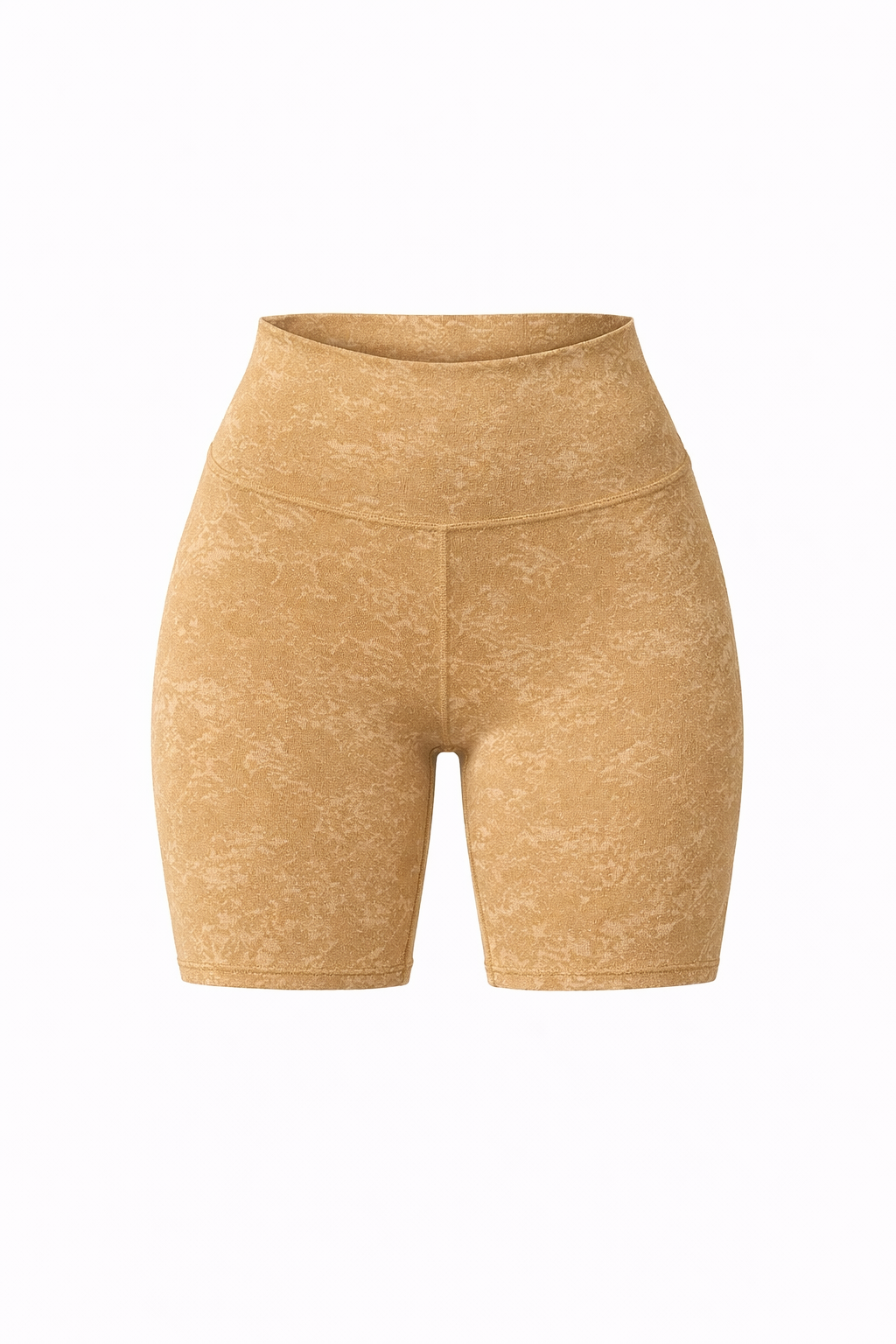 KIKI ROCK Sculpt Seamless Set – Long Sleeve Top & Biker Shorts (Beige)