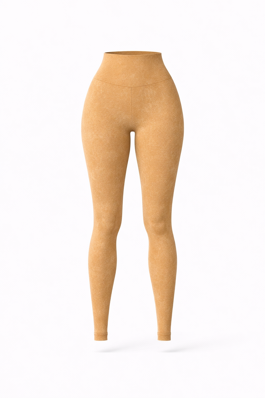 KIKI ROCK Sculpt Fit Set – Long Sleeve Top & High-Waist Leggings (Beige)
